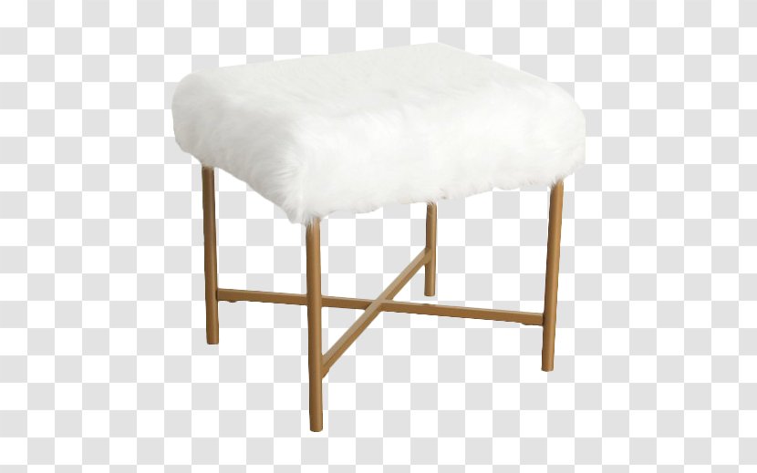 Foot Rests Furniture Footstool Fake Fur - Textile - Chair Transparent PNG