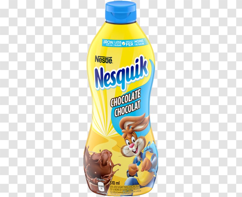 Chocolate Milk Nesquik Syrup Flavored - Rolo - Chocolat MILK Transparent PNG