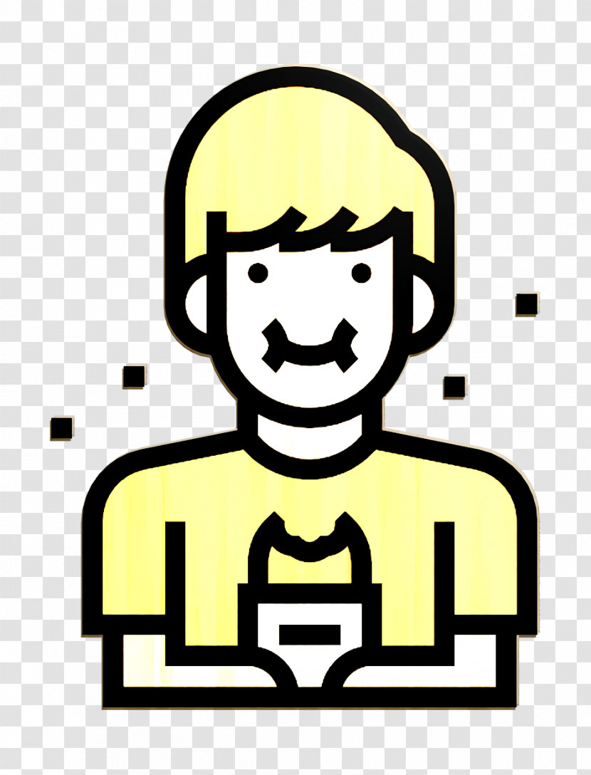 Eat Icon Picnic Elements Icon Man Icon Transparent PNG