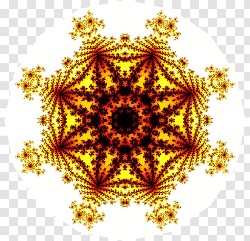 Fractal Art Symmetry Pattern Transparent PNG