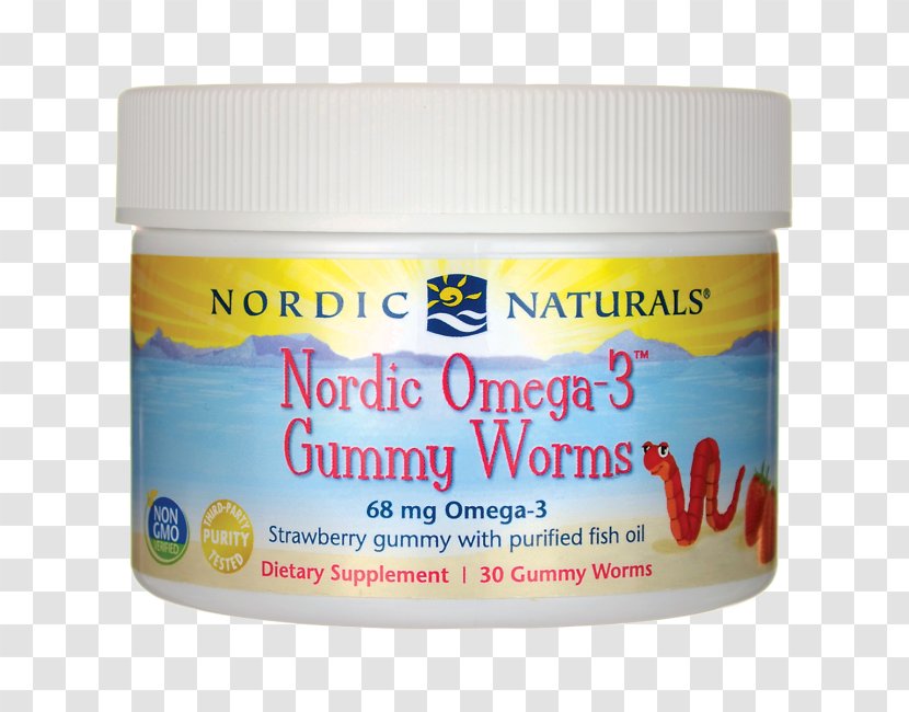 Omega-3 Fatty Acids Gummi Candy Fish Oil Eicosapentaenoic Acid Health - Swanson Products - Gummy Worms Transparent PNG