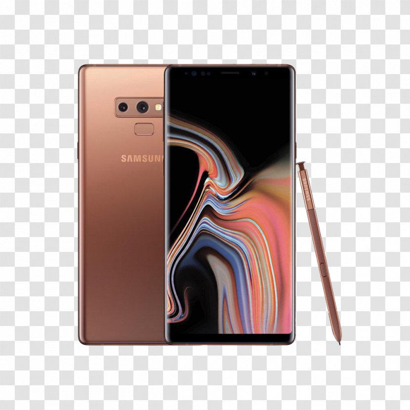 Samsung Group Dual Sim Copper Smartphone - Galaxy Note 9 Transparent PNG