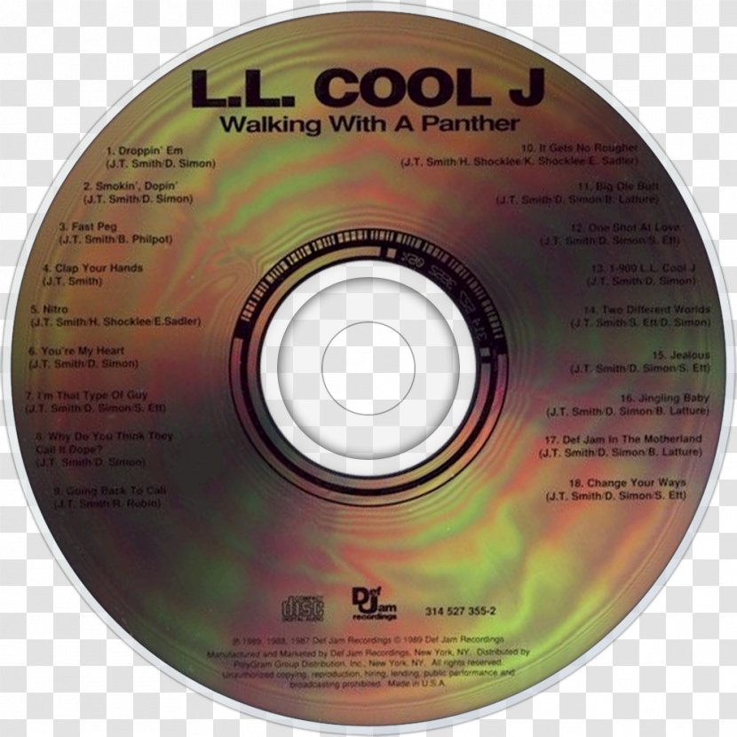 Walking With A Panther Compact Disc Album Def Jam Recordings United States Transparent PNG