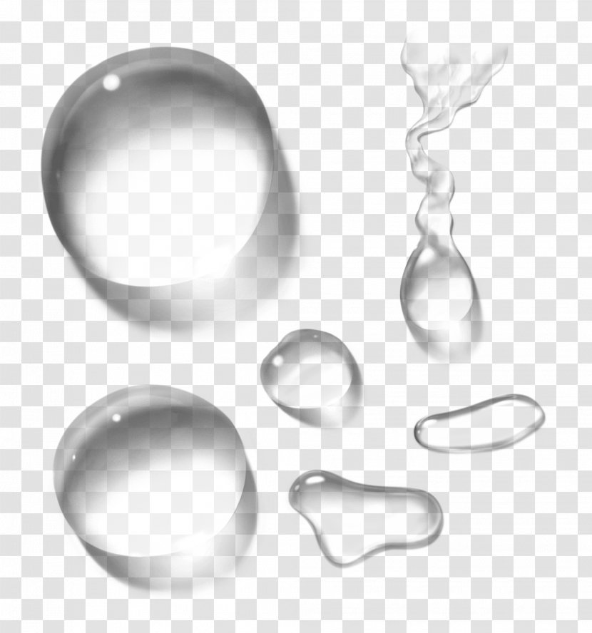 Drop Clip Art - Jewellery - Puddle Texture Transparent PNG