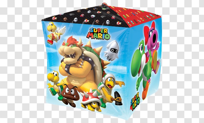 Super Mario Bros. New Bros Bowser Party - Series - METALLIC BALLOONS Transparent PNG