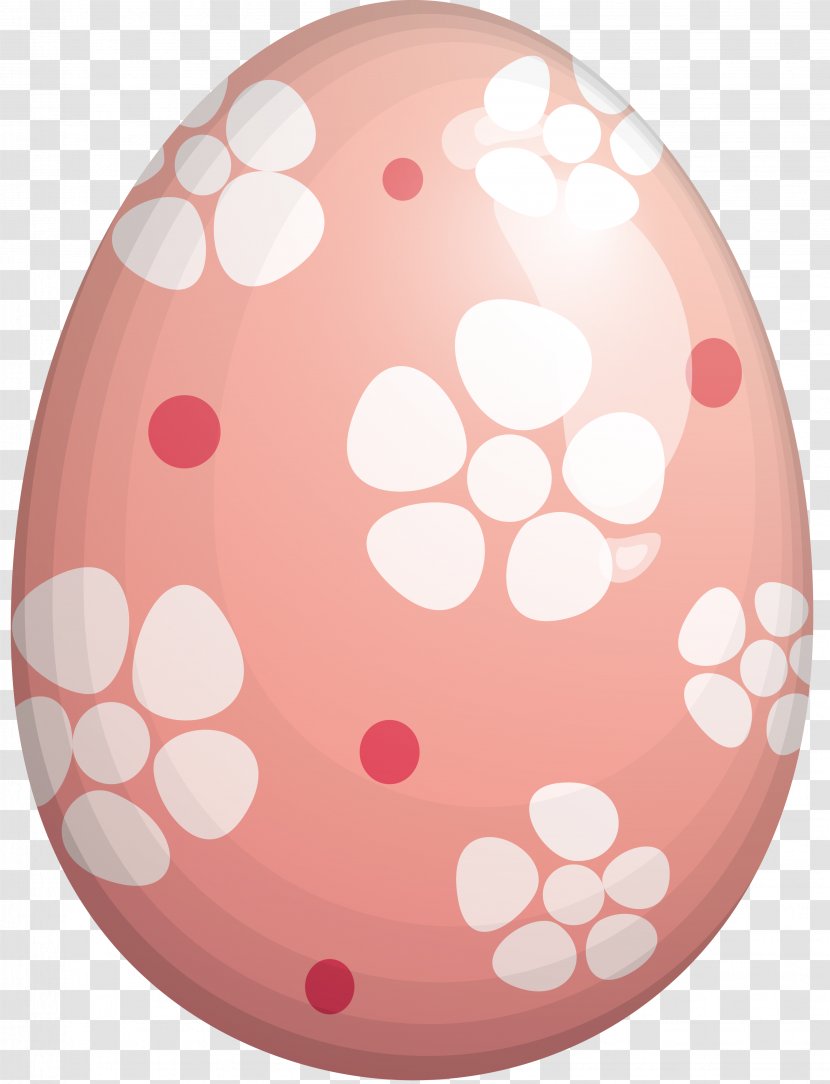 Easter Bunny Red Egg - Oval - Eggs Transparent PNG