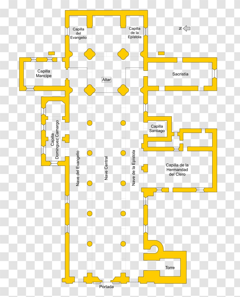 Cathedral Basilica Of St. James The Apostle, Tunja Organization Line Angle - St Apostle Transparent PNG