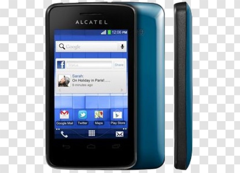 Alcatel OneTouch PIXI Glory Palm Pixi Mobile POP Telephone - Android - Smartphone Transparent PNG