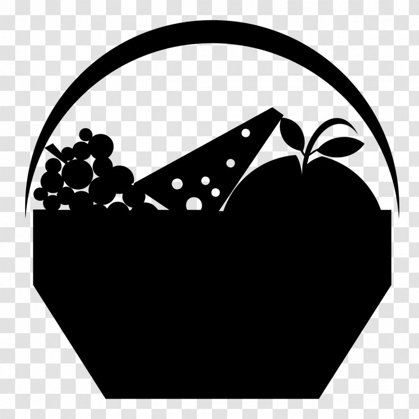 Black And White Monochrome Photography Silhouette - M - Fruits Basket Transparent PNG