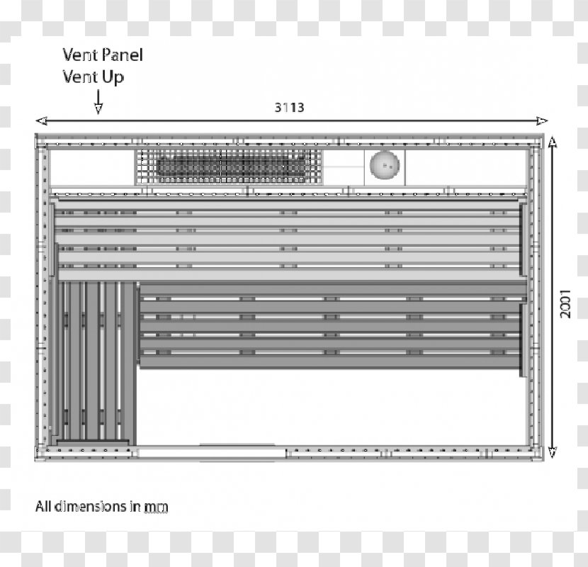 Technology Line Angle - Elevation - Bench Plan Transparent PNG