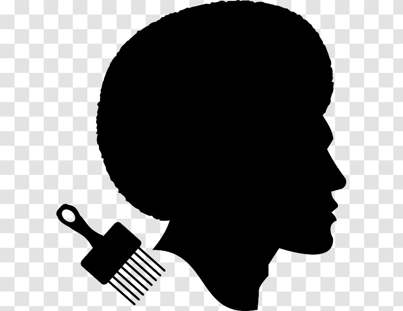 African American Black Silhouette Clip Art - Afro Transparent PNG