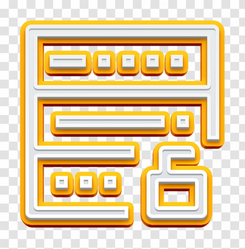 App Icon Essential Server - Ui - Rectangle Yellow Transparent PNG