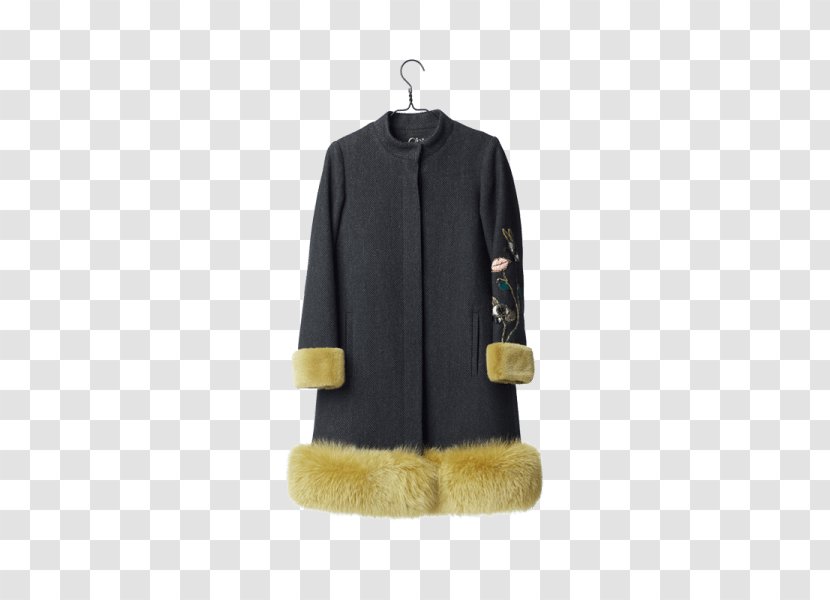 Oh! By Kopenhagen Fur Overcoat American Mink - Textile - Collar Coat Transparent PNG