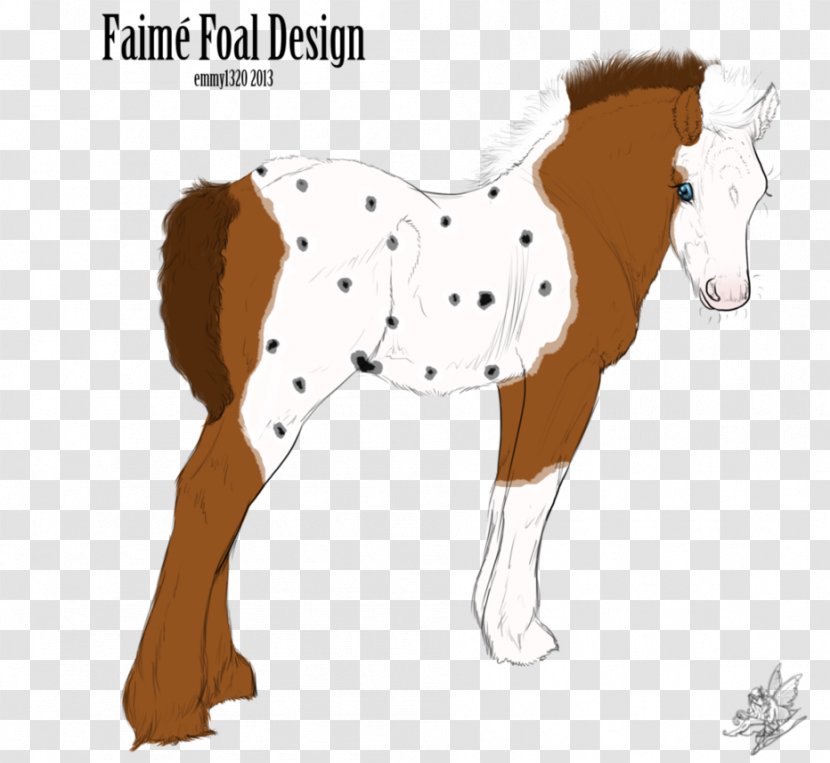 Mustang Pony Foal Mane Mare - Halter - Chestnut Appaloosa Transparent PNG