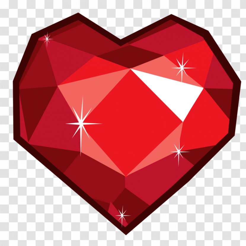Rarity Ruby Gemstone Fire Clip Art - Red Transparent PNG