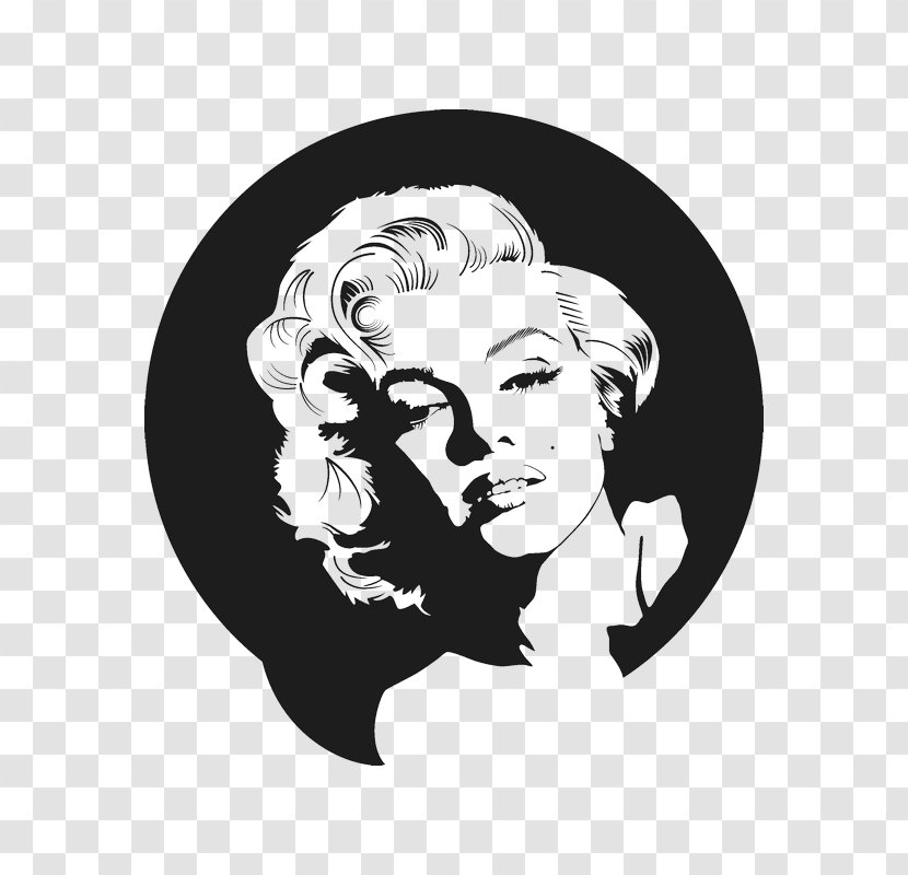 Marilyn Monroe Painting Drawing Wall Decal - Paint - Merlin Monro Transparent PNG