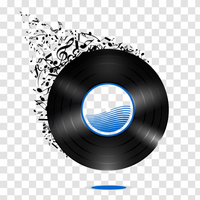 Phonograph Record Musical Note - Flower Transparent PNG