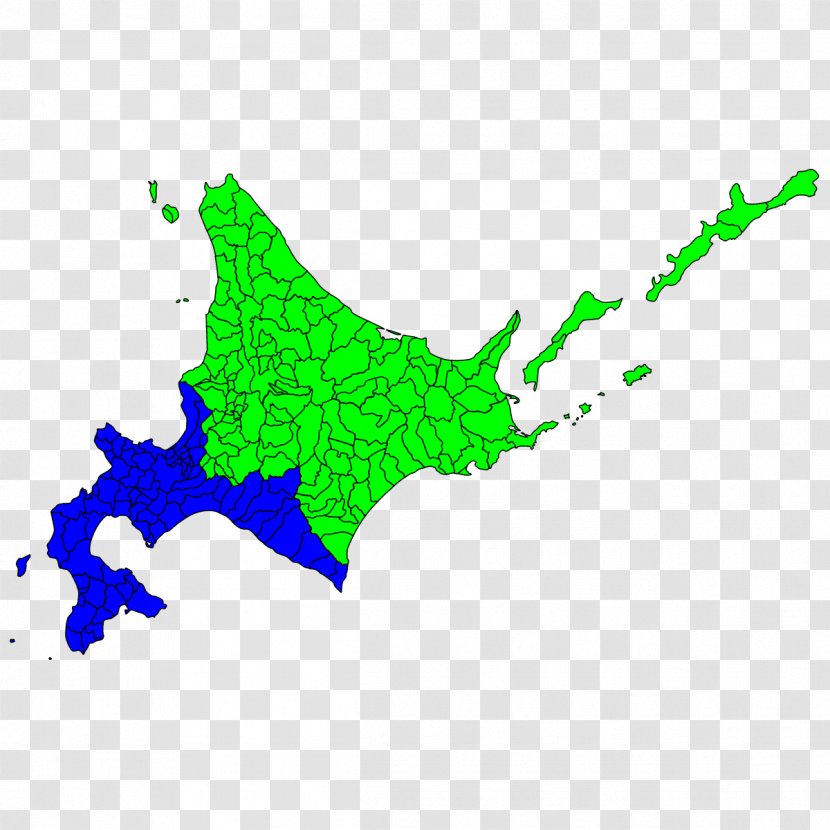 Hokkaido Map Royalty-free Photography Transparent PNG
