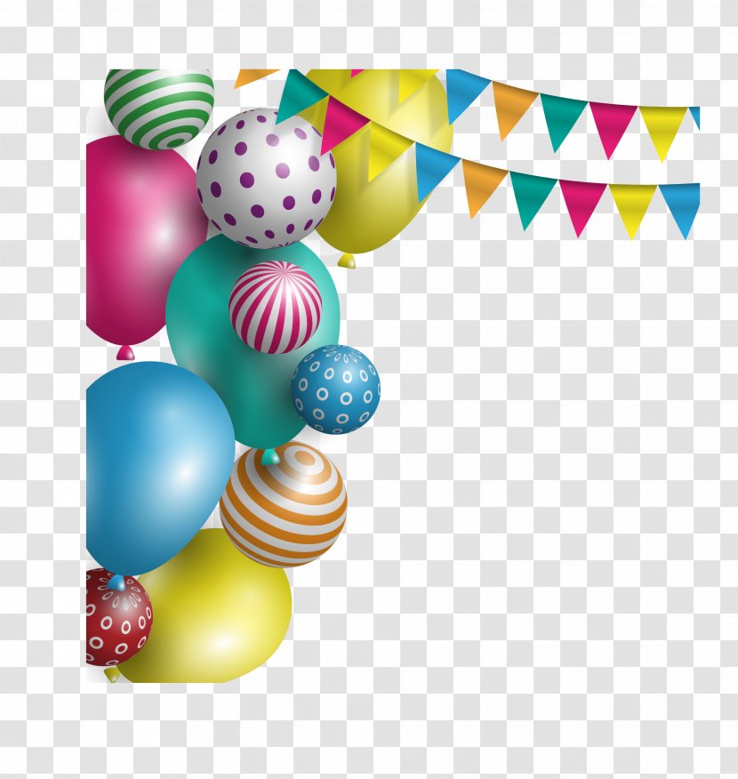 Balloon Party Birthday Holiday - Candle - Vector Christmas New Year Bunting Transparent PNG