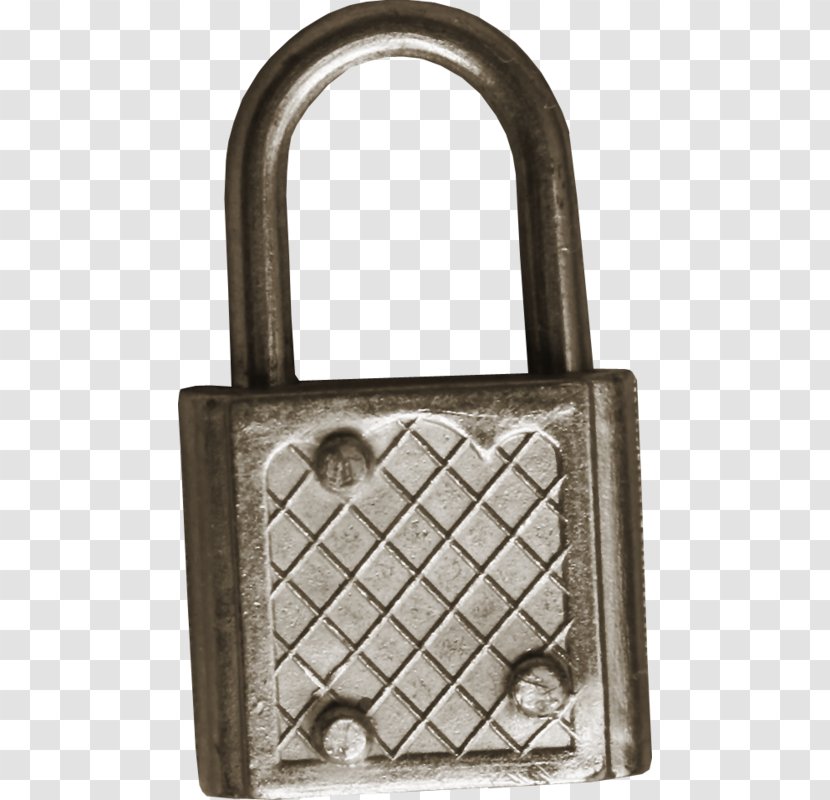 Padlock Door Handle - Vintage Lock Transparent PNG