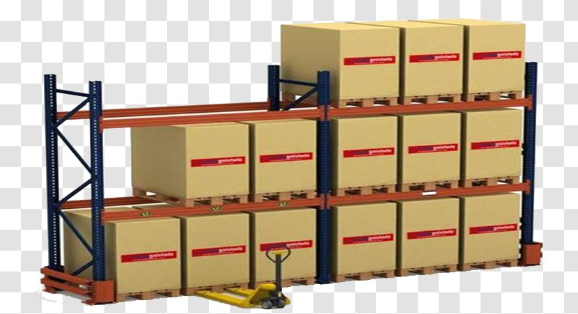 Pallet Racking Warehouse Shelf Mobile Shelving Transparent PNG