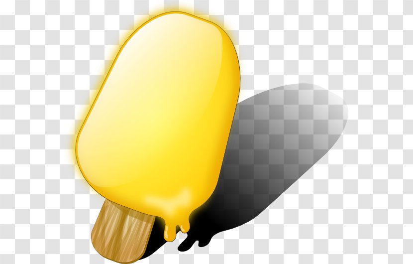 Food - Yellow - Popsicle Transparent PNG