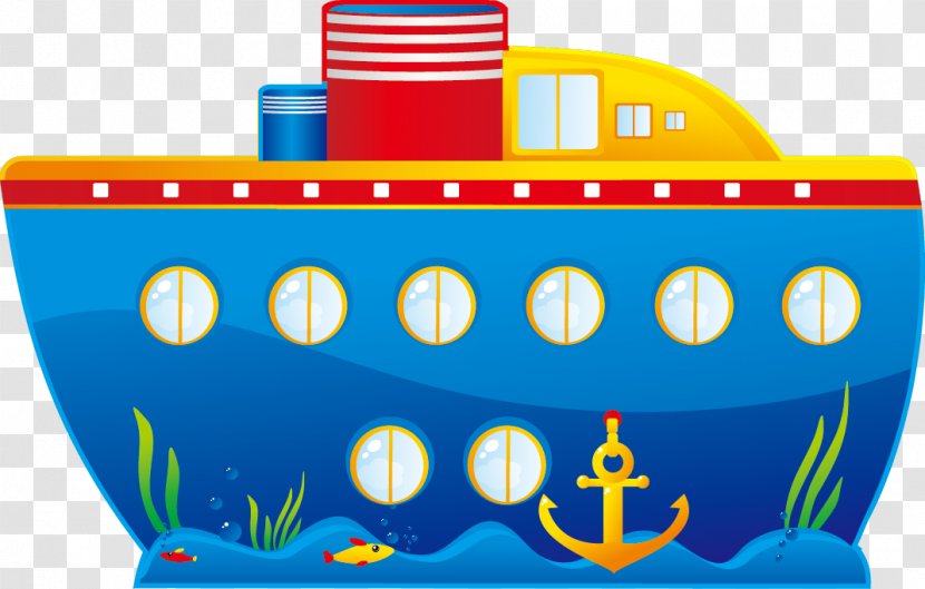 Cartoon Cruise Ship Clip Art - Blue - Cruises Transparent PNG