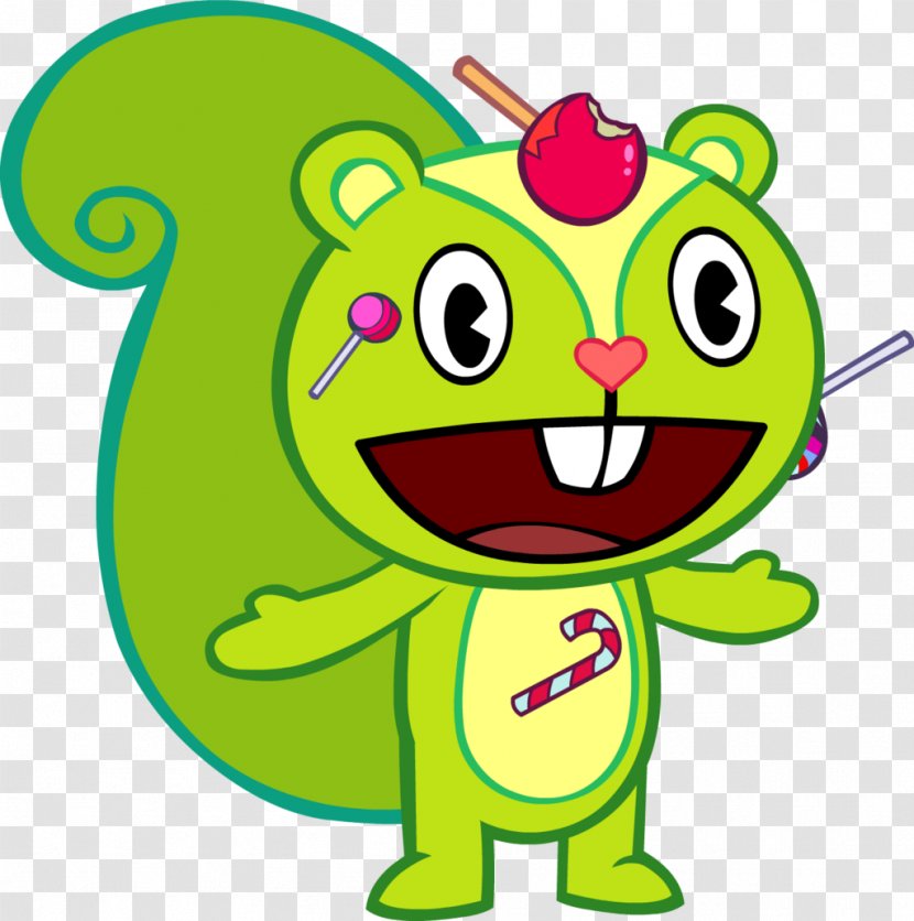 Flippy Flaky Sniffles Disco Bear Toothy - Smile - Television Show Transparent PNG