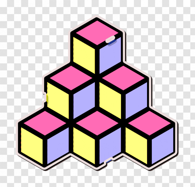 Arcade Icon Cube Icon Cubes Icon Transparent PNG
