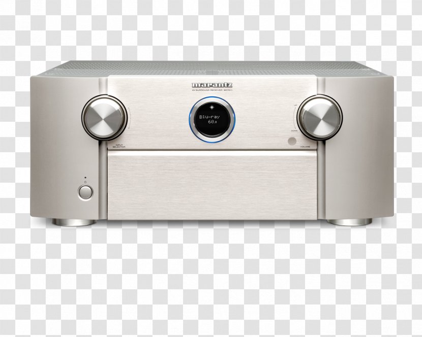 Marantz SR7012 AV Receiver Audio Video Component Black Sr Power Amplifier - Denon - Av Transparent PNG