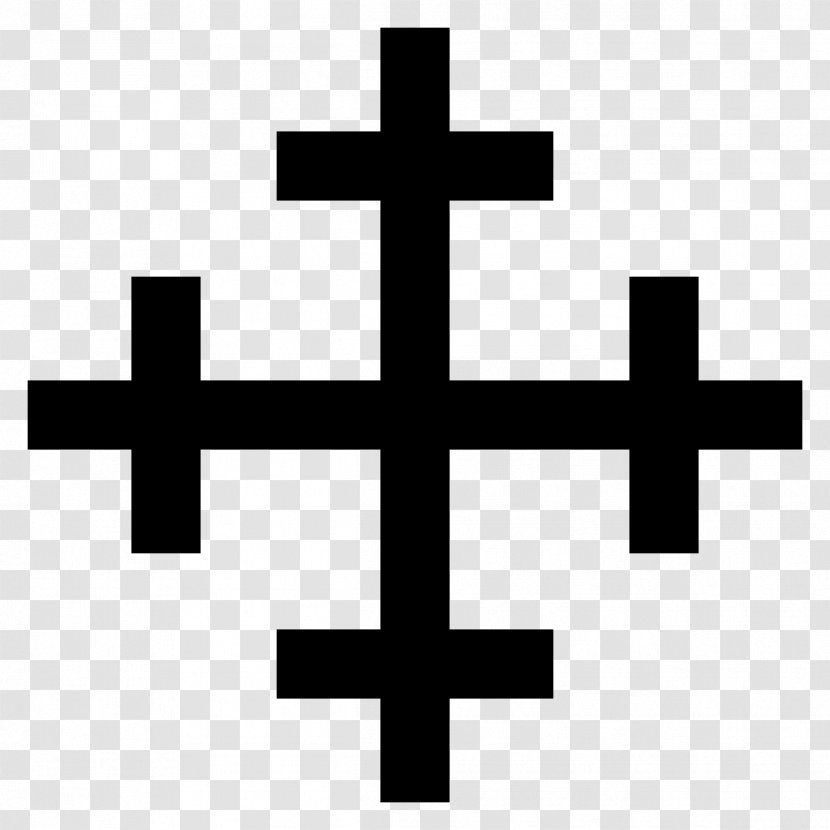 Christian Cross Crosses In Heraldry Herkruist Kruis Symbol - Potent - Creative Transparent PNG