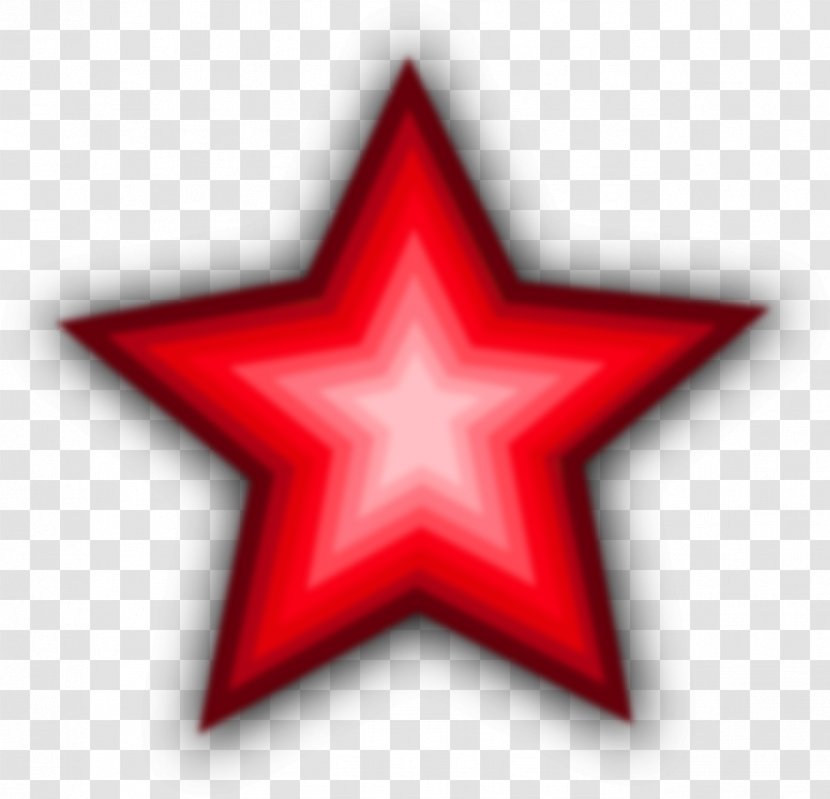 Clip Art Red Star Vector Graphics Image - Yellow Transparent PNG