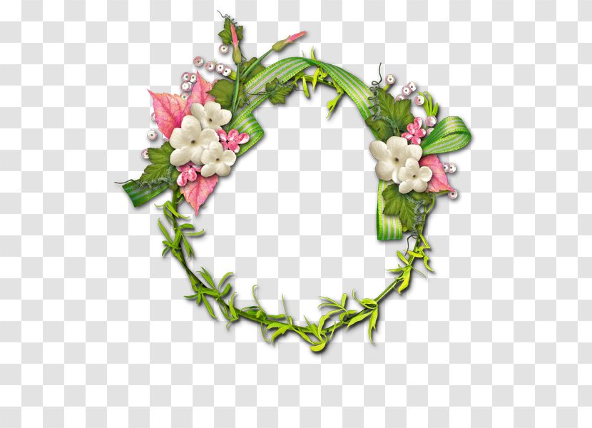 Borders And Frames Clip Art Floral Design Flower Garland - Wreath Transparent PNG