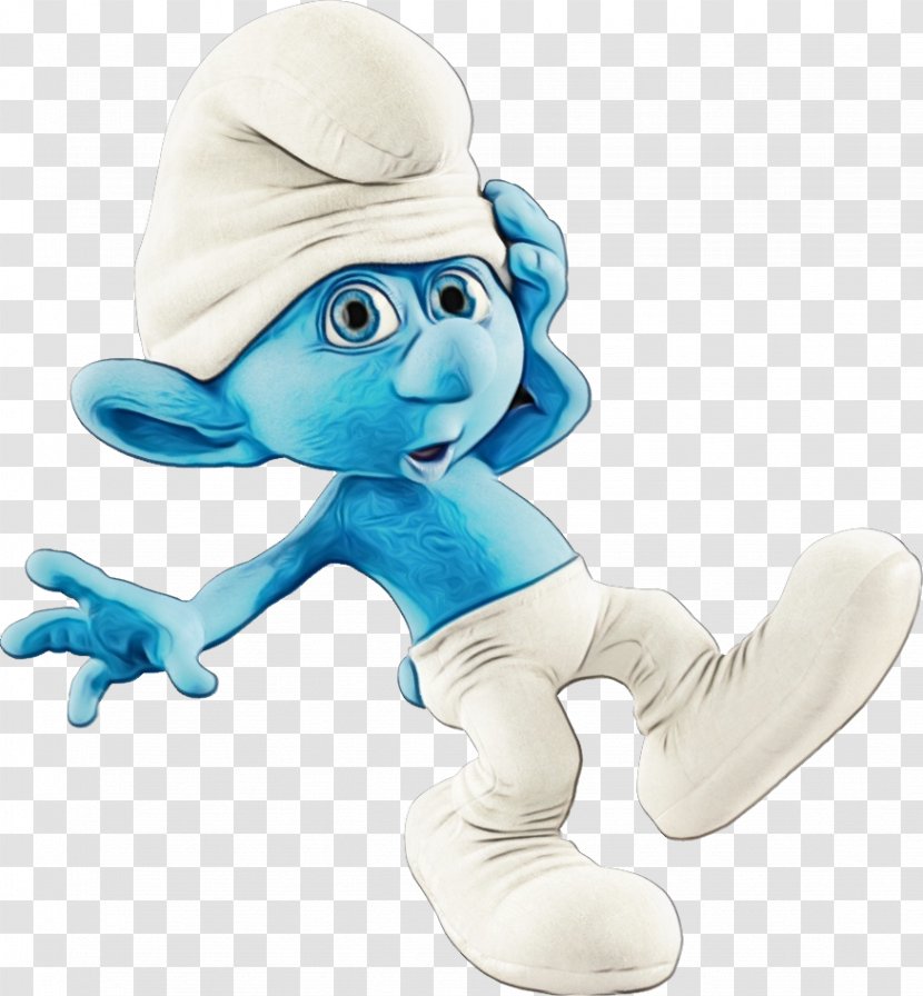 Clumsy Smurf Toy - Film - Action Figure Cap Transparent PNG