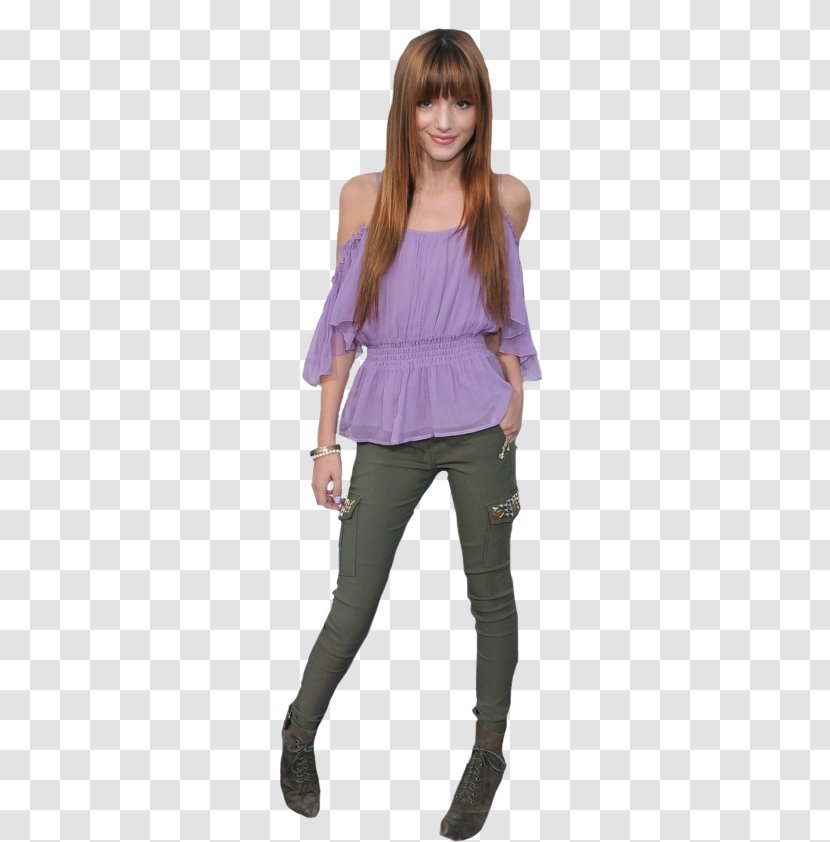 Bella Thorne Shake It Up Jeans T-shirt Leggings - Frame Transparent PNG