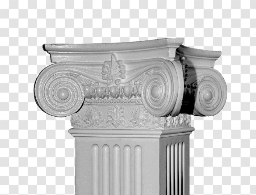 Column Necking Stone Carving Square - Structure - Ornamental Transparent PNG