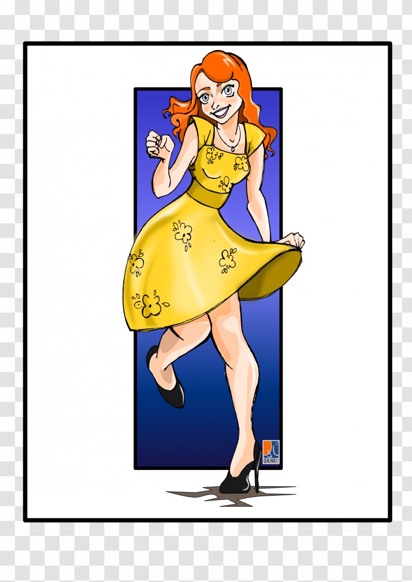 Fiction Cartoon Clip Art - Yellow - Emma Stone Transparent PNG