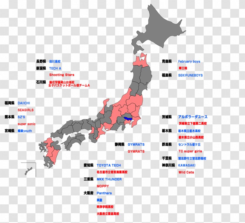 Kawasaki Kamakura Yokohama Greater Tokyo Area Map Transparent PNG