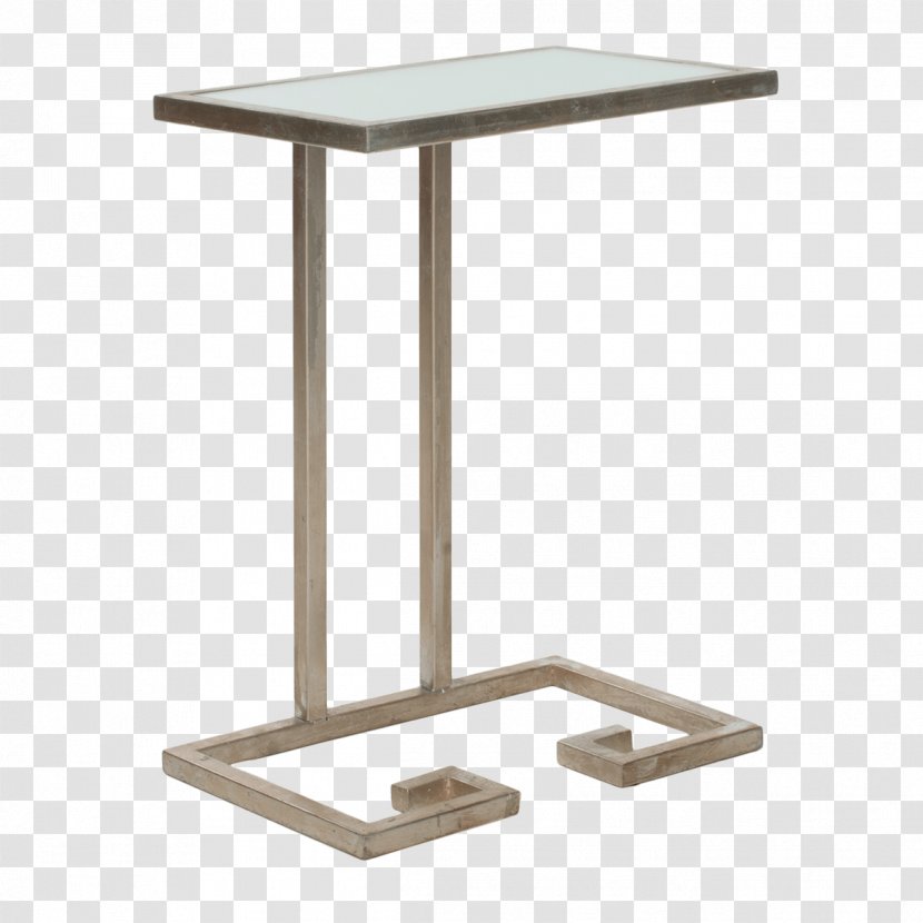 Table Rectangle Silver - End Transparent PNG