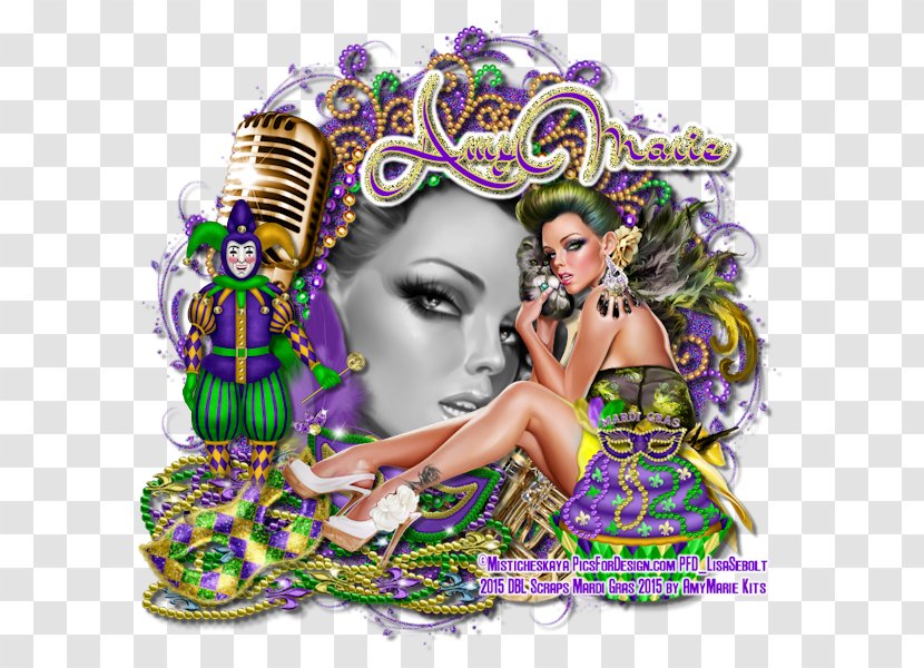 Graphic Design Art - Violet - Mardi Gras Flyer Template Transparent PNG