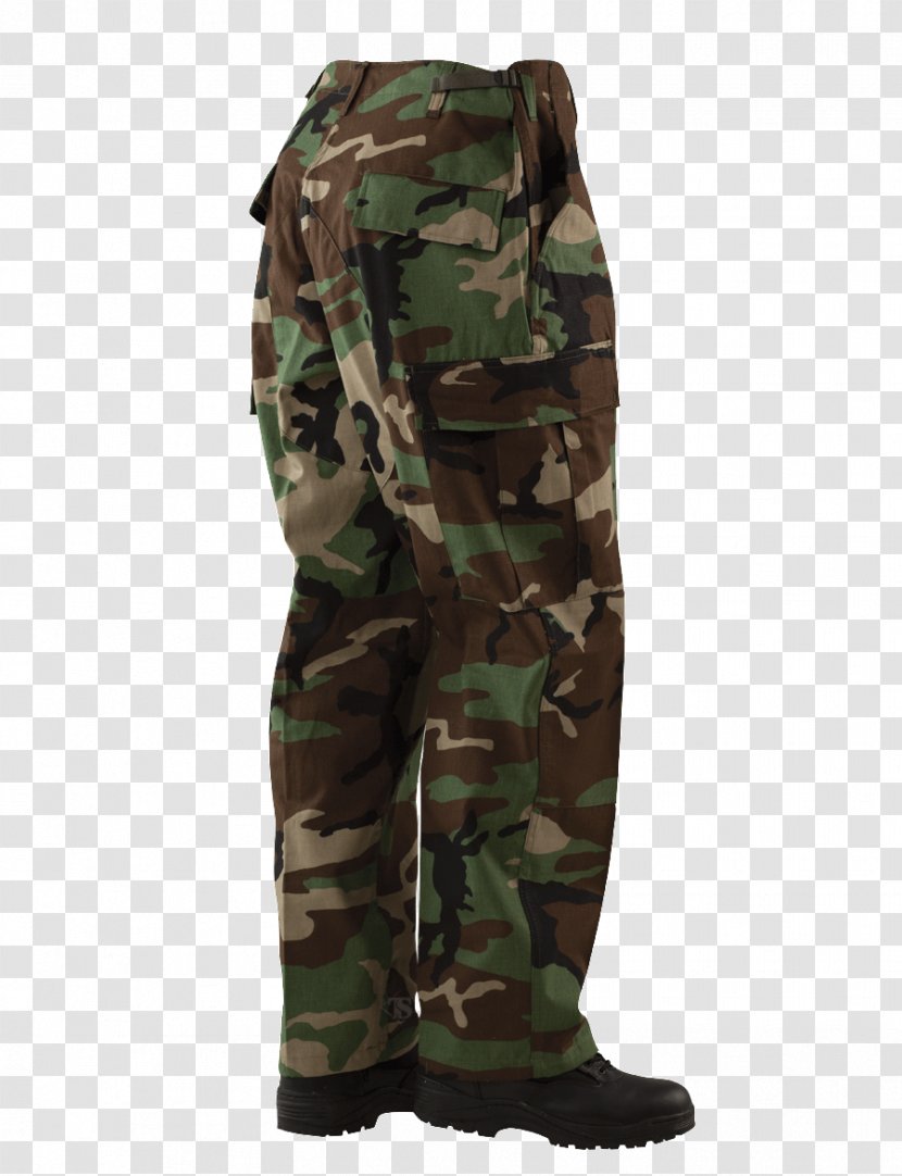 Cargo Pants Battle Dress Uniform Army Combat U.S. Woodland - Military Transparent PNG