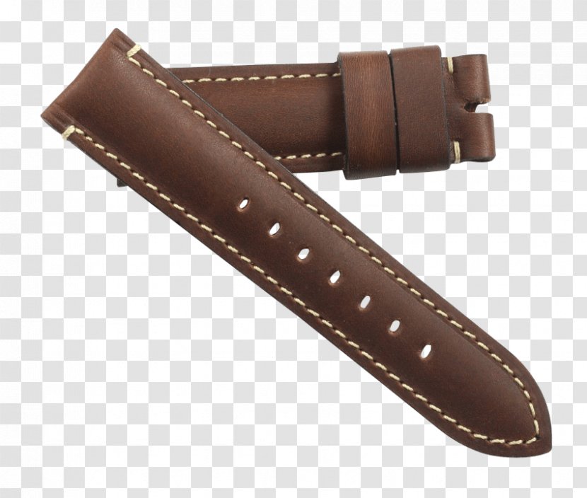 Watch Strap Calfskin Leather Buckle - Sewing Transparent PNG