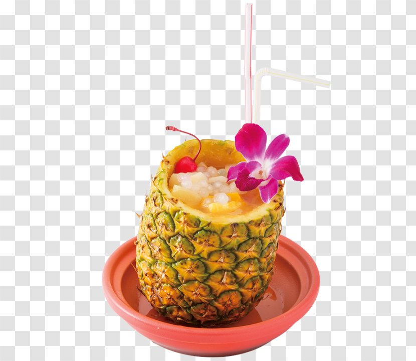Non-alcoholic Mixed Drink Cocktail Vodka Pineapple - Food Transparent PNG