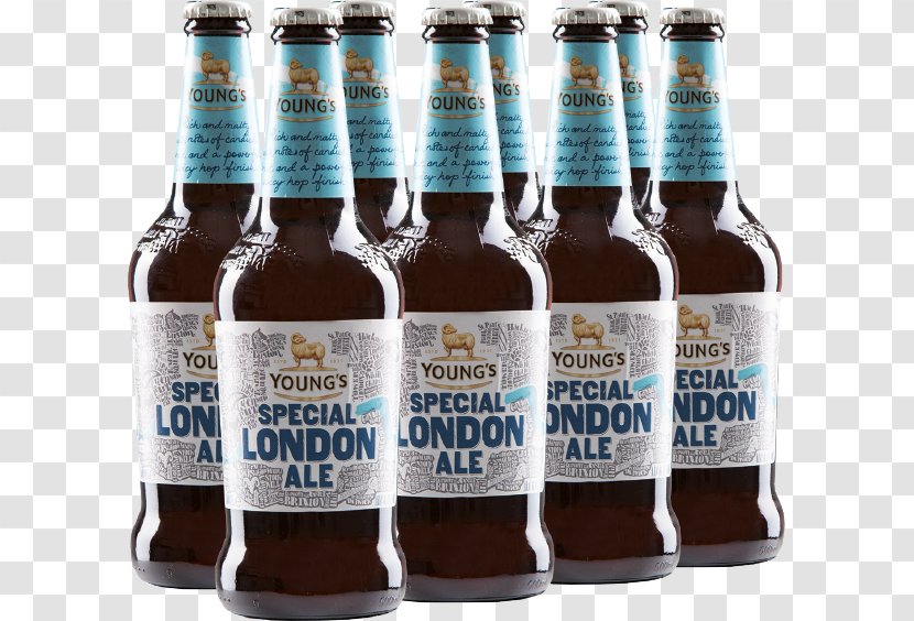 Beer Young's Special London Ale - Glass Bottle Transparent PNG