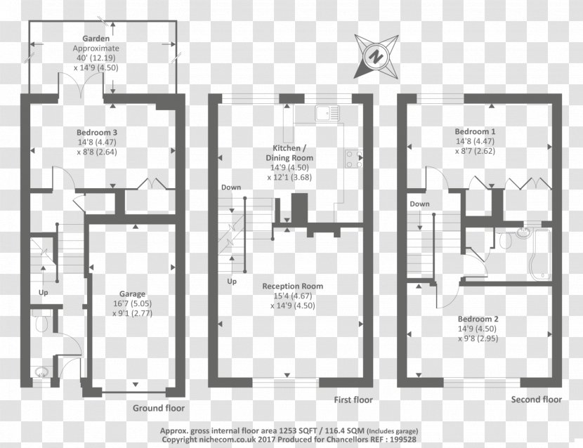 Floor Plan Furniture Line Angle - Elevation Transparent PNG