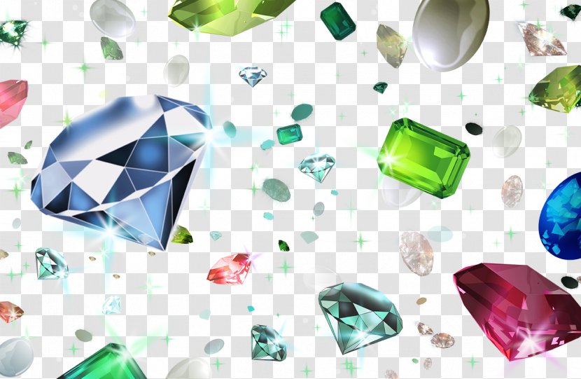 Emerald Diamond Download Crystal Transparent PNG
