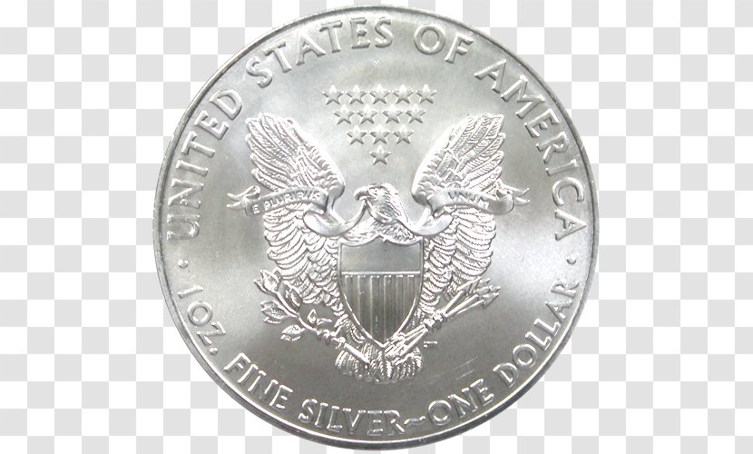 Silver Coin American Eagle Transparent PNG