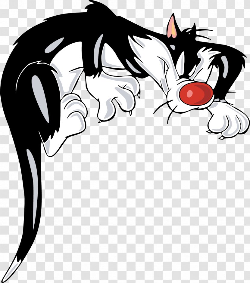 Sylvester Jr. Tweety Penelope Pussycat Bugs Bunny - Fictional Character - The Cat Paw Transparent PNG
