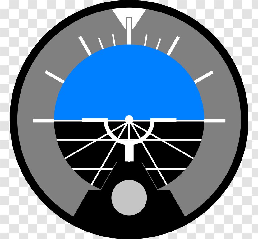 Aircraft Flight Instruments Airplane Attitude Indicator - Symbol Transparent PNG