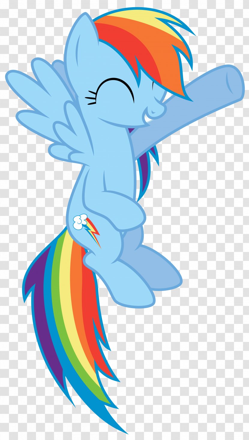 Rainbow Dash Pony Rarity - Cartoon Transparent PNG